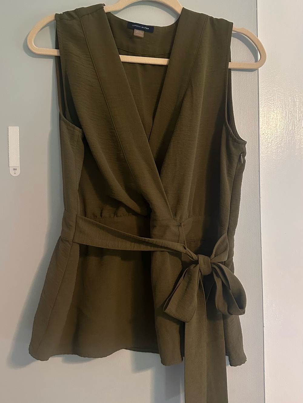 Tommy Hilfiger Olive/army Green sleeveless Top